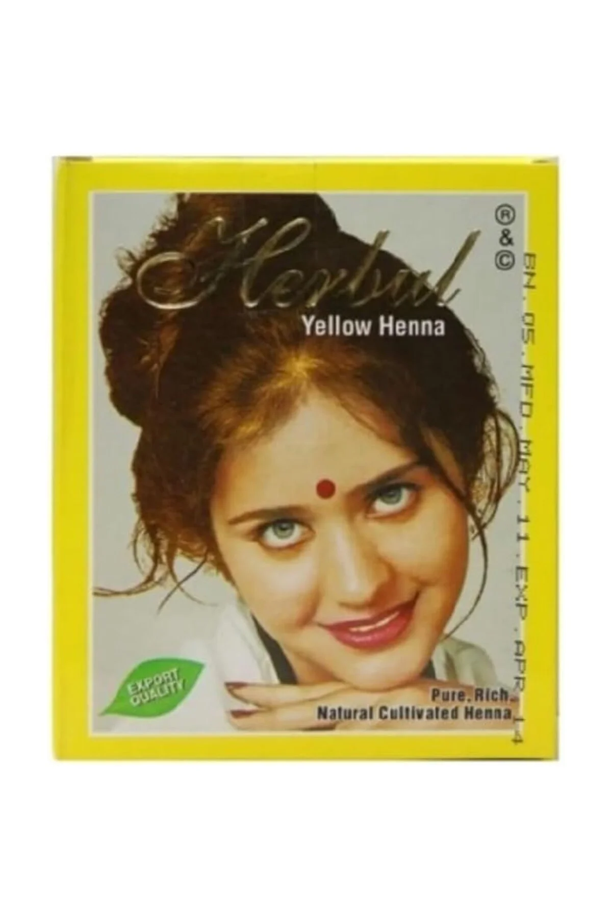 Hint Kınası Sarı Yellow Henna 10gr 1ad