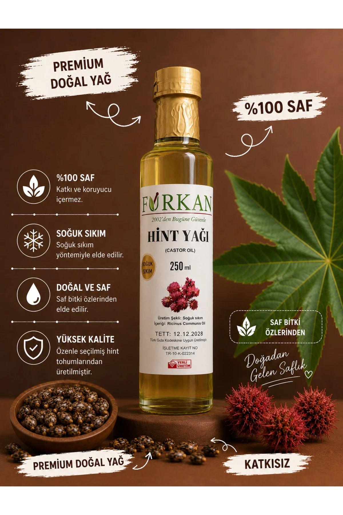 Hint Yağı 250ml