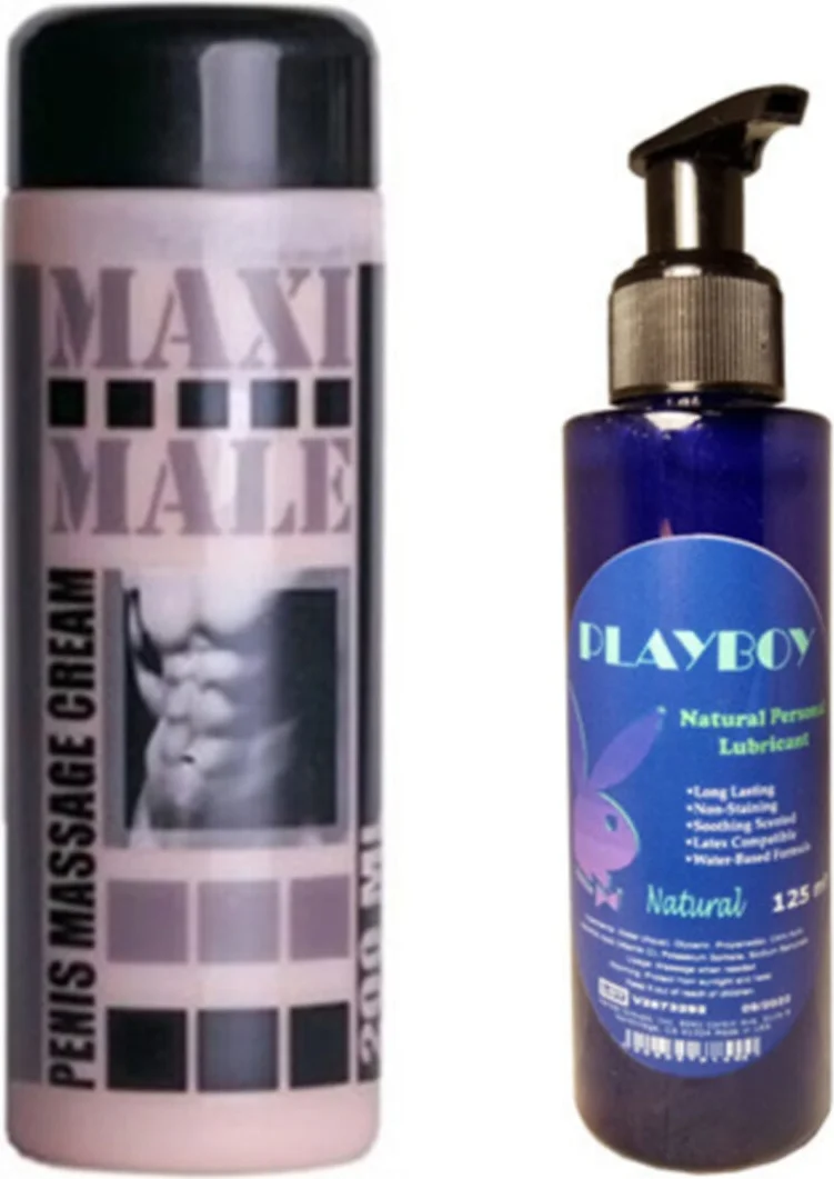 Hintohu Maxi Erkek Kremi 200ml ve Playboy Doğal Kayganlaştırıcı 125ml Fiyatı, Yorumları ve Özellikleri