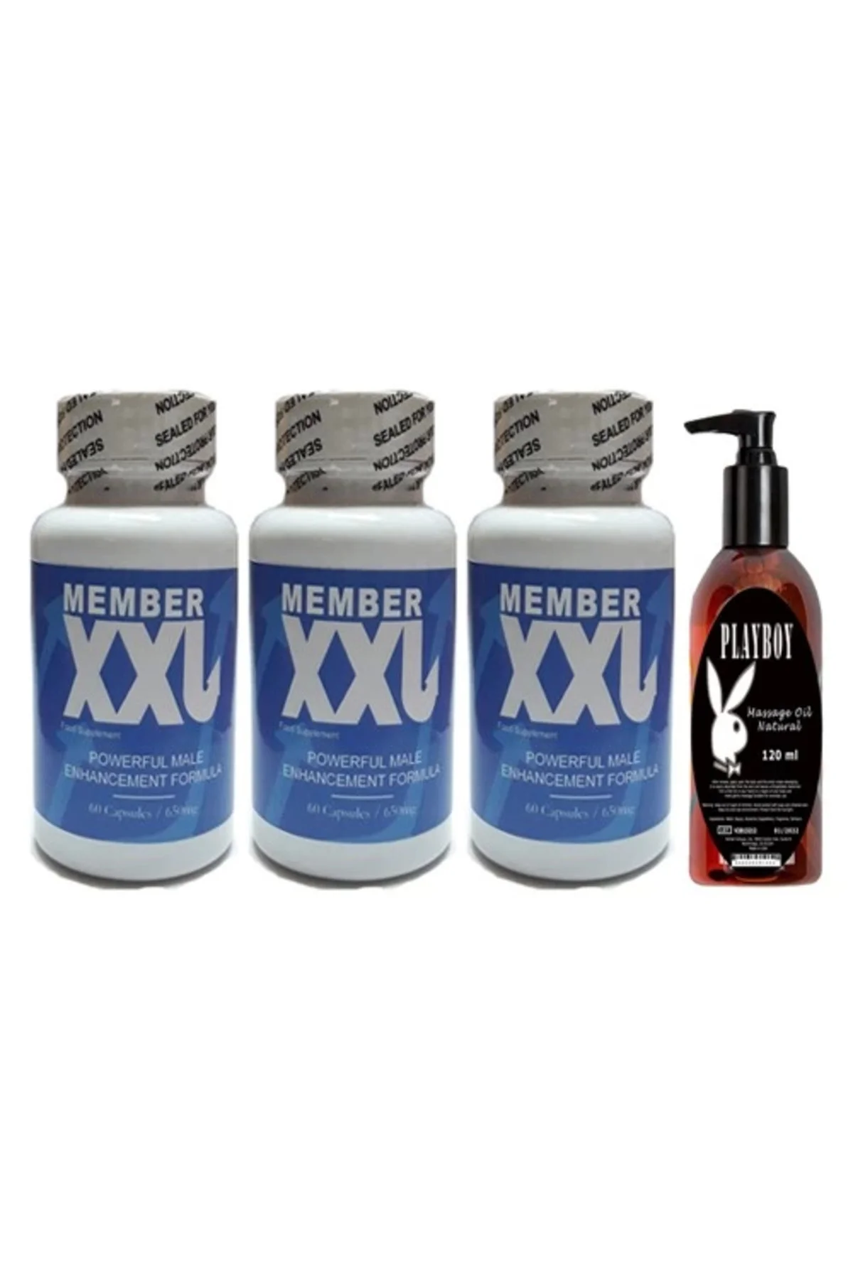Hintohu Member Xxl Masaj Yağı 3 Adet 120 ml - Playboy ile Uyumlu Erkek Masaj Yağı Fiyatı, Yorumları ve Özellikleri