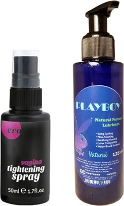 Hintohu Vajina Bakım Spreyi 50ml + Playboy Kayganlaştırıcı Jel 125ml – Kadın Bakım Seti Fiyatı, Yorumları ve Özellikleri