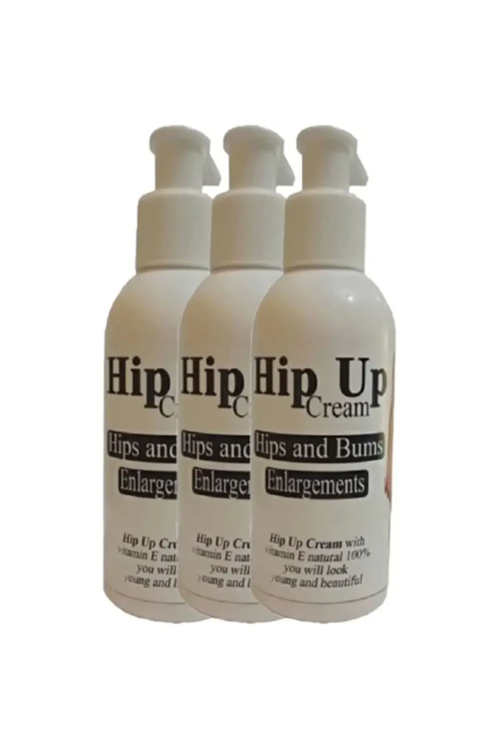 Hip Up 3'lü Adet Kalcayi Kremi Sıkışık Kalkık Büyük 120 ml