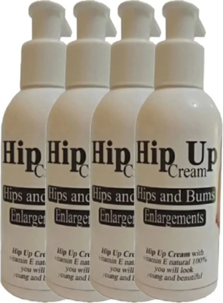 Hip Up 4'lü Kadın Kremi - Kalça ve Vücut Şekillendirici Bakım