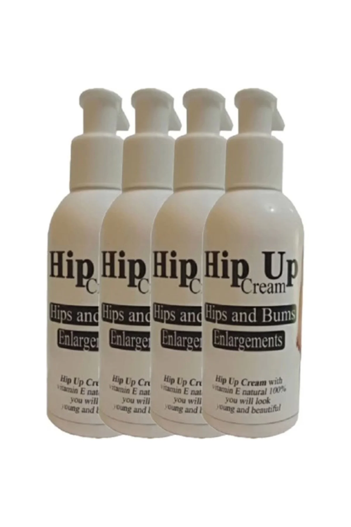 Hip Up Krem 4'lü Set – Kalça Kaldırıcı ve Sıkılaştırıcı Bakım Kremi 120 ml