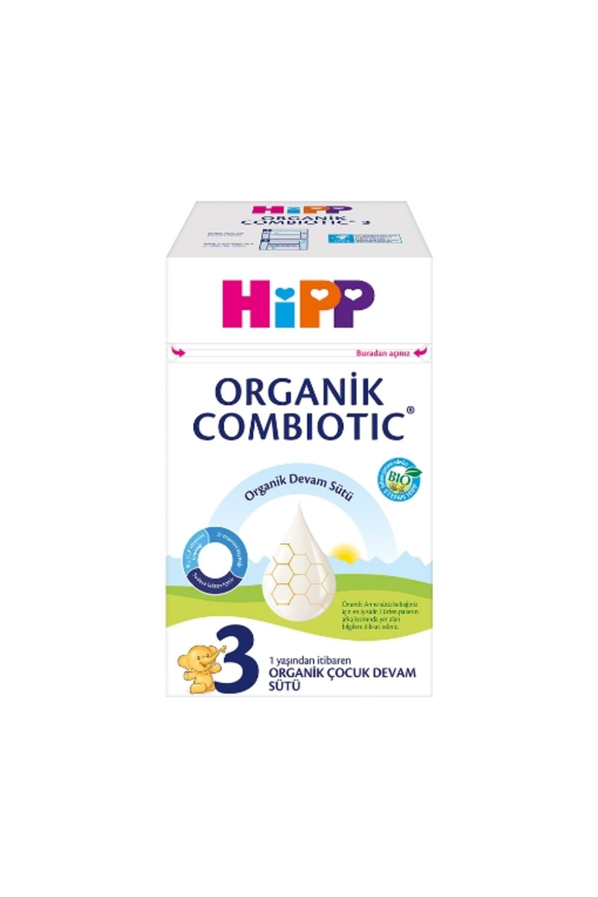 Hippra Hipp 3 Organik Combiotic Bebek Sütü 800 Gr. Emh