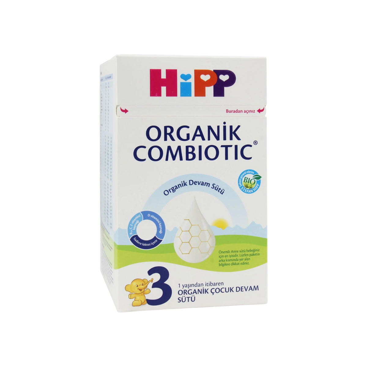 Hipp  3 Organik Combiotic Devam Sütü 800 Gr