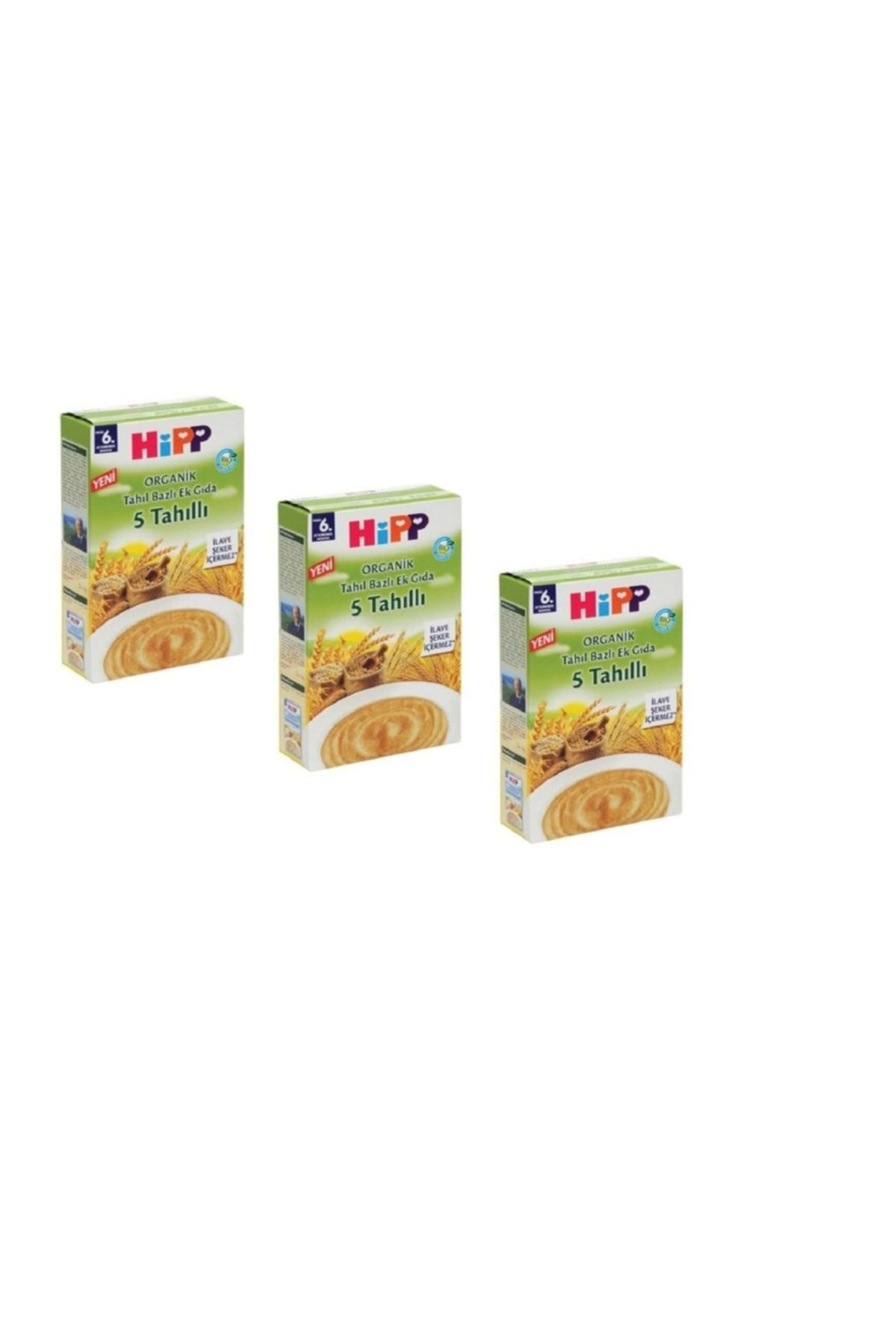 Hippo Hipp Organik 5 Tahilli 200Gr X3