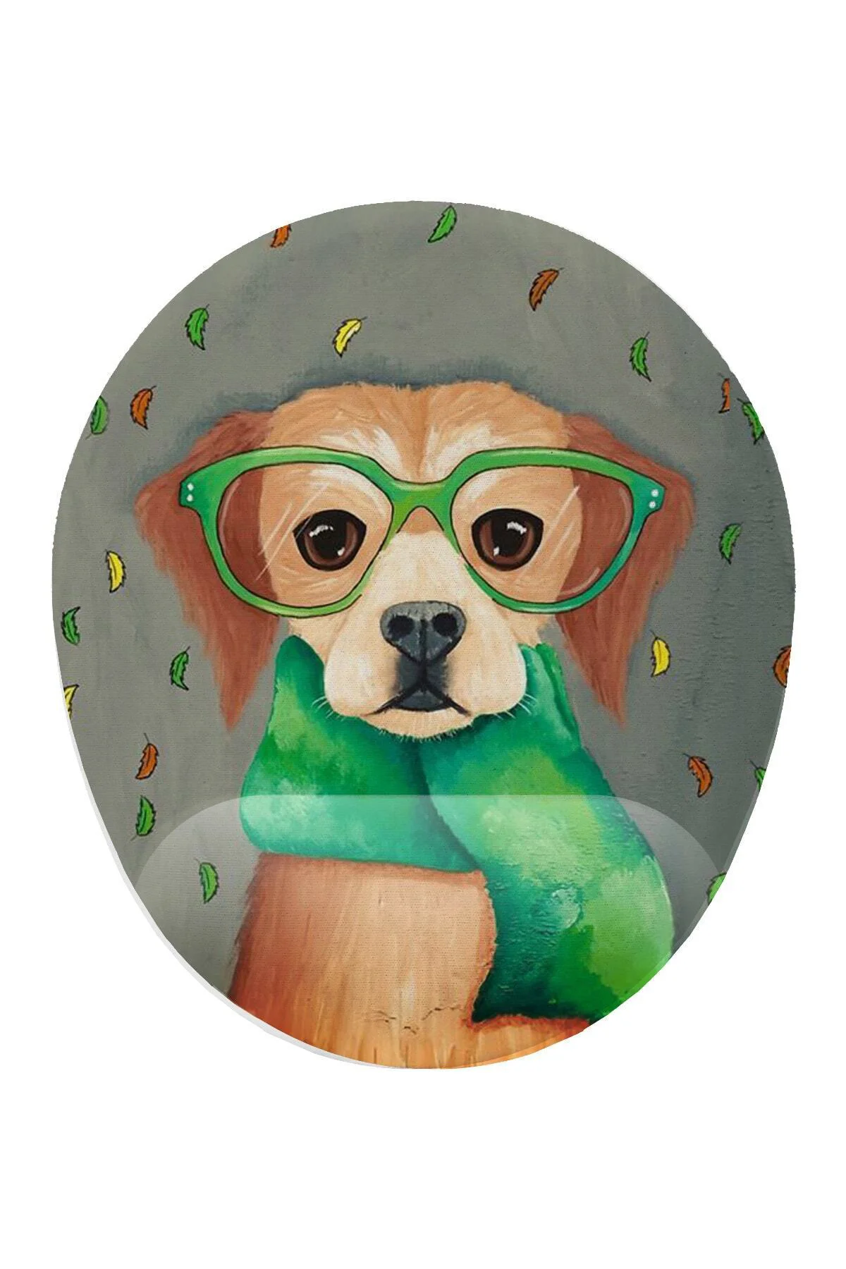 Hipster Köpek Bilek Destekli Mouse Pad Ergonomik Kaymaz Taban Mousepad Fare Altlığı