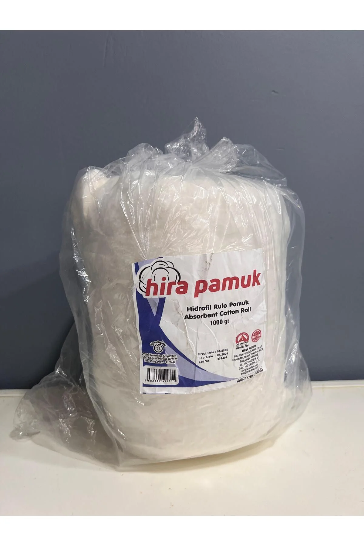 HİRA RULO PAMUK 1 KG