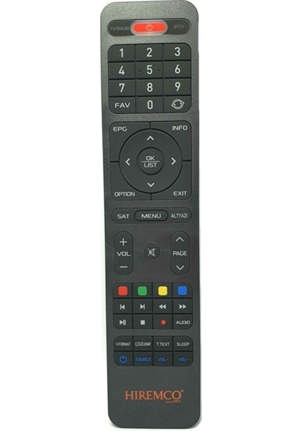 Hiremco Gt Turbo V8D Hd Uydu Kumandası + Tv Kontrol Hiremco Gt Turbo V8D Hd Uydu Kumandası + Tv Kontrol