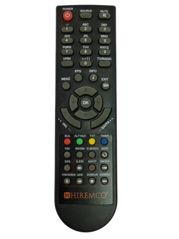 Hiremco Mini HD Orjinal Uydu Kumandası