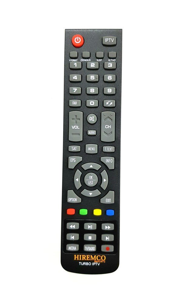 Hiremco Turbo HD Orjinal Uydu Kumandası Hiremco Turbo HD Orjinal Uydu Kumandası