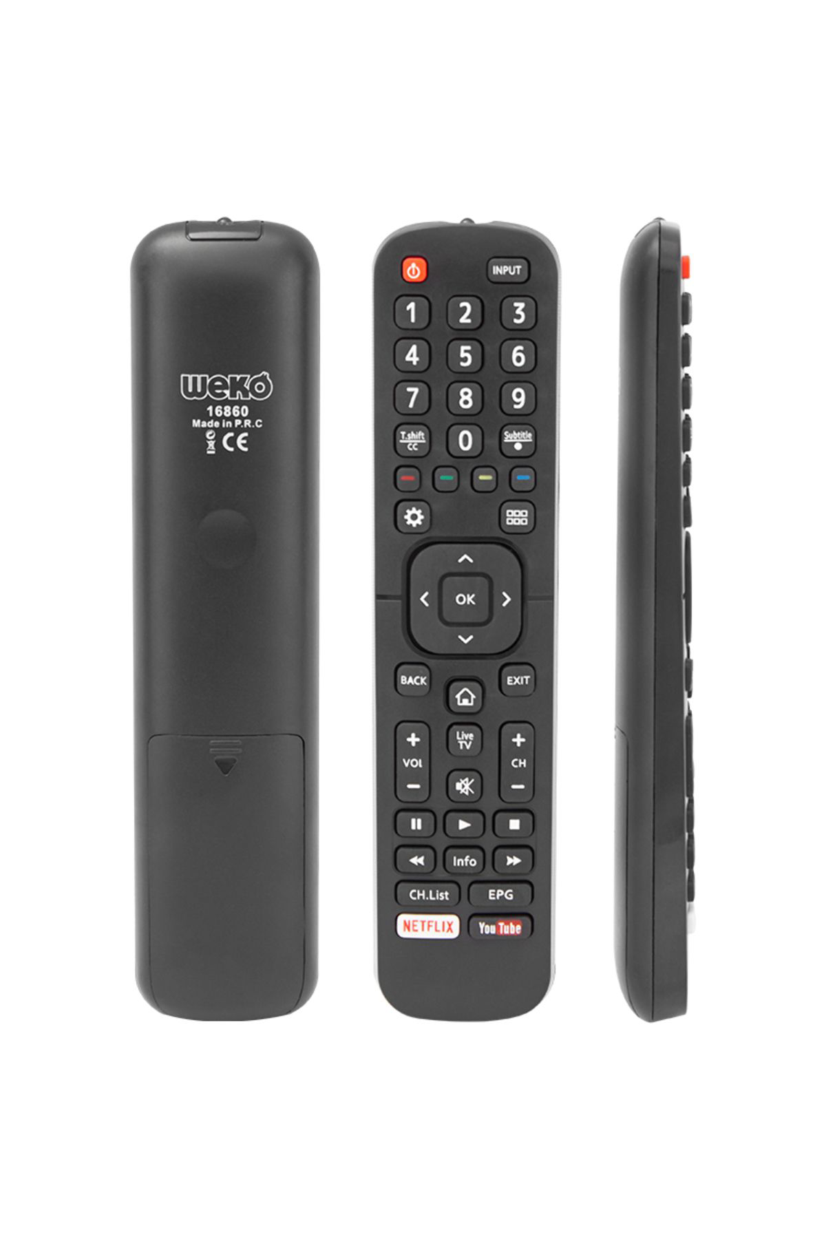 Ok Aksesuar Hisense Rm-L1335 Plus Netflix-Youtube Tuşlu Lcd-Led Tv Kumanda  G