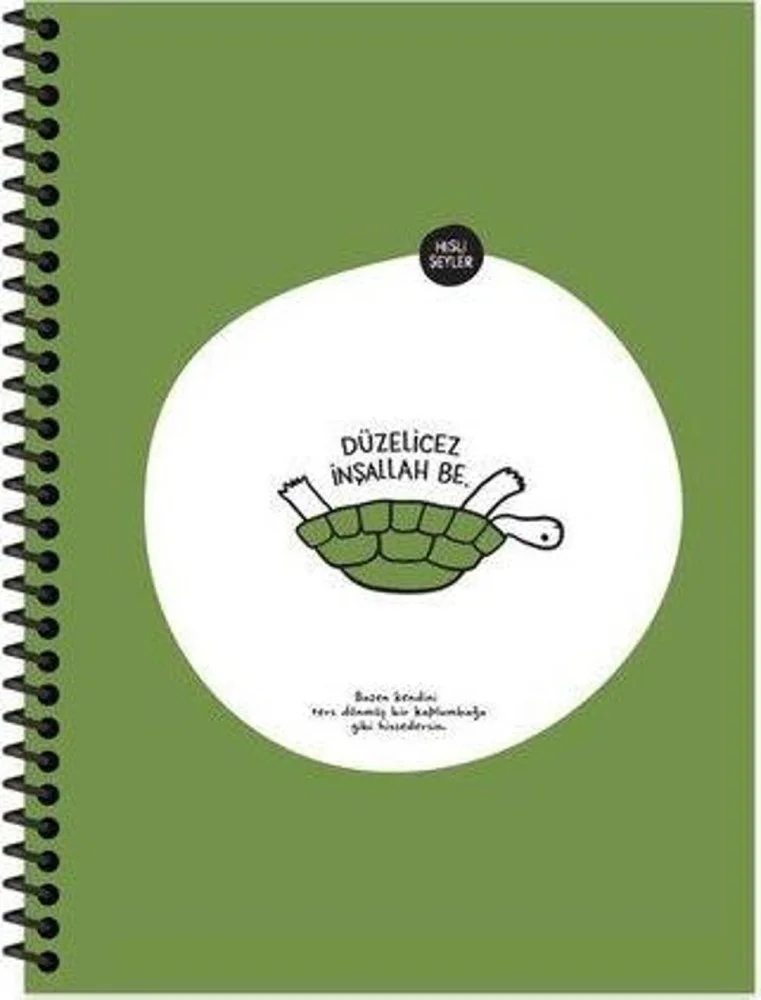 Hisli Şeyler Spiralli Karton Kapak Stic Defter 18,5x25 80 YP Kar.
