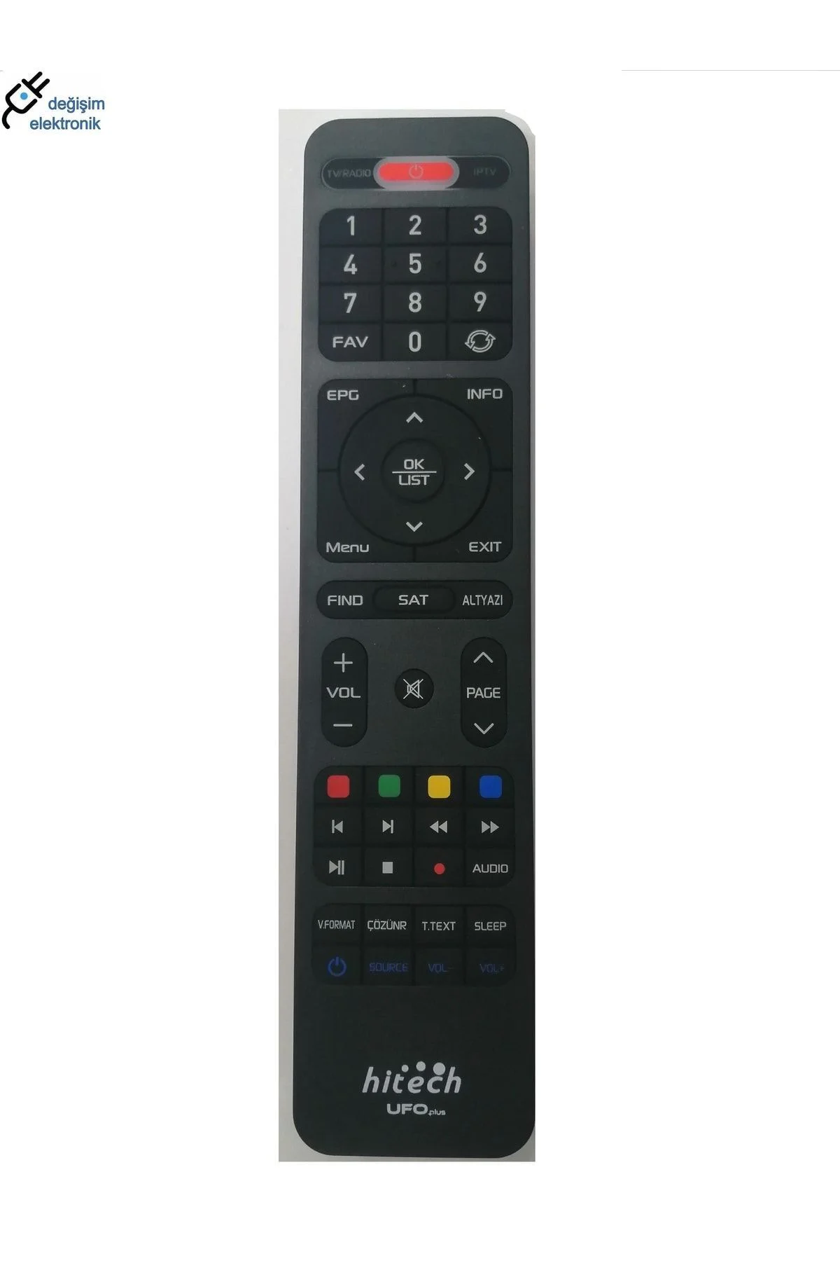 Hitech Ufo+plus Hd Uydu Orjinal Kumandası