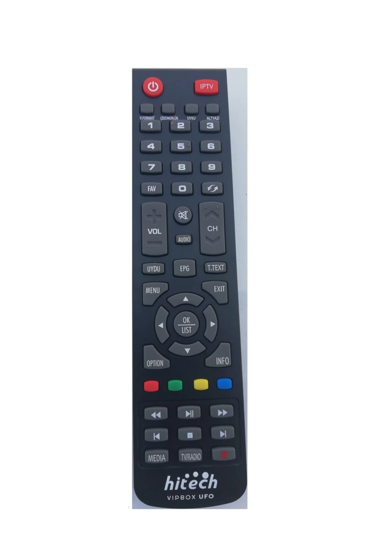 Hitech Vipbox Ufo Hd Uydu Alıcısı Kumandası