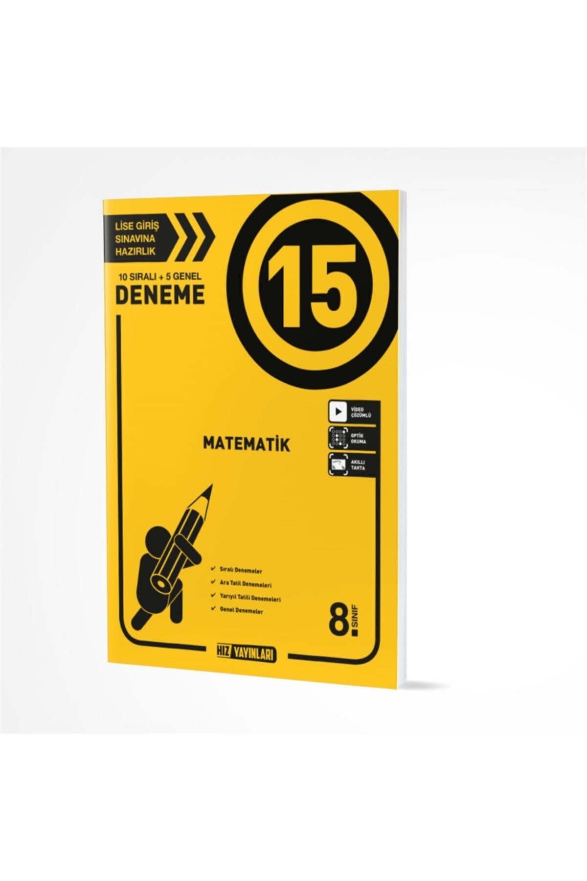 Hız 8. Sınıf Deneme Matematik 15'li Deneme 15 Li