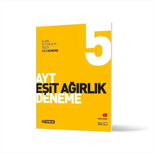 Hız AYT Eşit Ağırlık 5 Li Genel Deneme Hız AYT Eşit Ağırlık 5 Li Genel Deneme