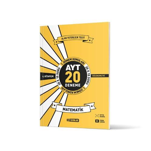 Hız AYT Matematik Deneme 4.Kitap 20 Li İlk Dönem