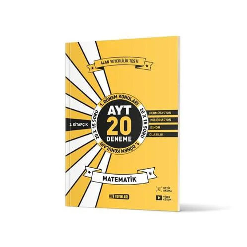 Hız AYT Matematik Deneme 2.Kitap 20 Li İlk Dönem Hız AYT Matematik Deneme 2.Kitap 20 Li İlk Dönem