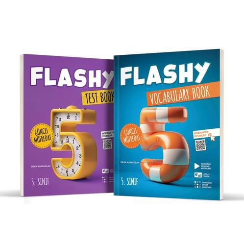 Hız Flashy 5. Sınıf Vocabulary Book+Test Book Hız Flashy 5. Sınıf Vocabulary Book+Test Book
