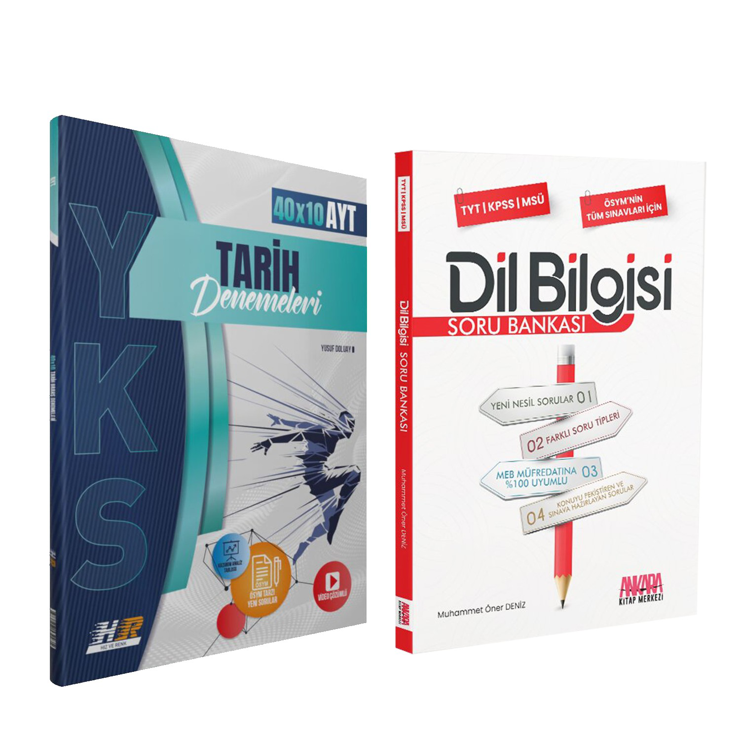 Hız ve Renk AYT Tarih Deneme ve AKM Dil Bilgisi Soru Bankası Seti