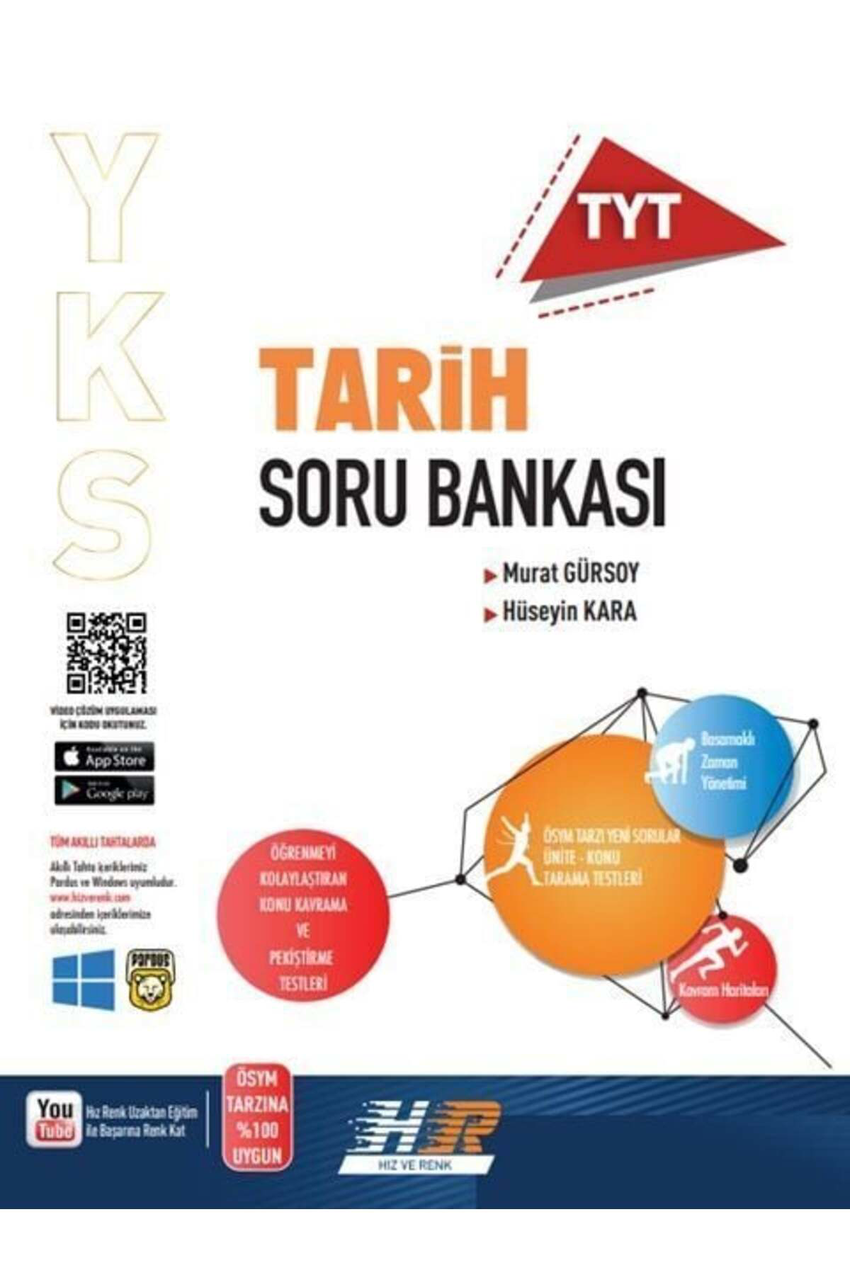 Hız ve Renk YKS TYT Tarih Soru Bankası Hız ve Renk Yayınları