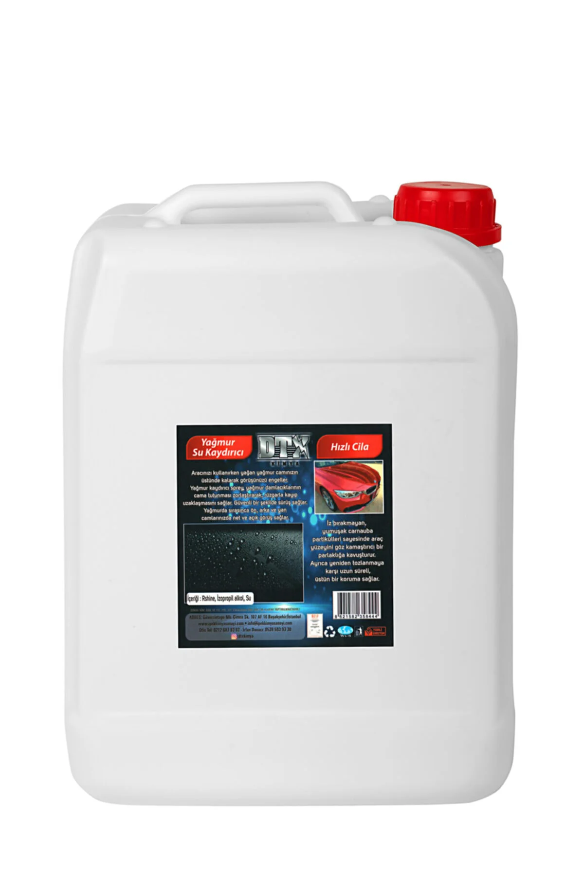 Hızlı Cila Ve Yağmur Su Kaydırıcı 22 / 25 Lt