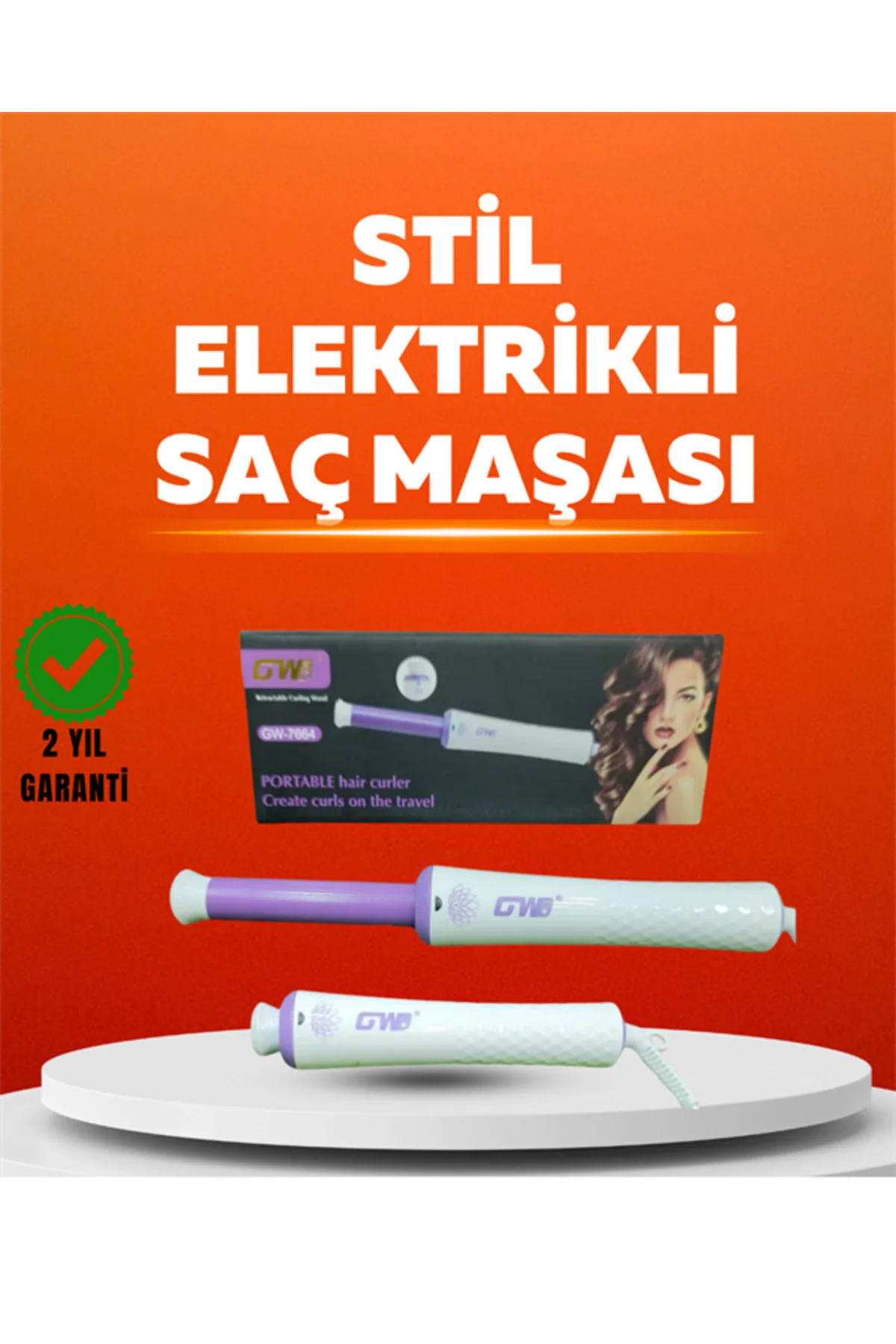 Hızlı Isınan, Kompakt ve Güvenli – Tüm Saç Tiplerine Uygun Kıvırm