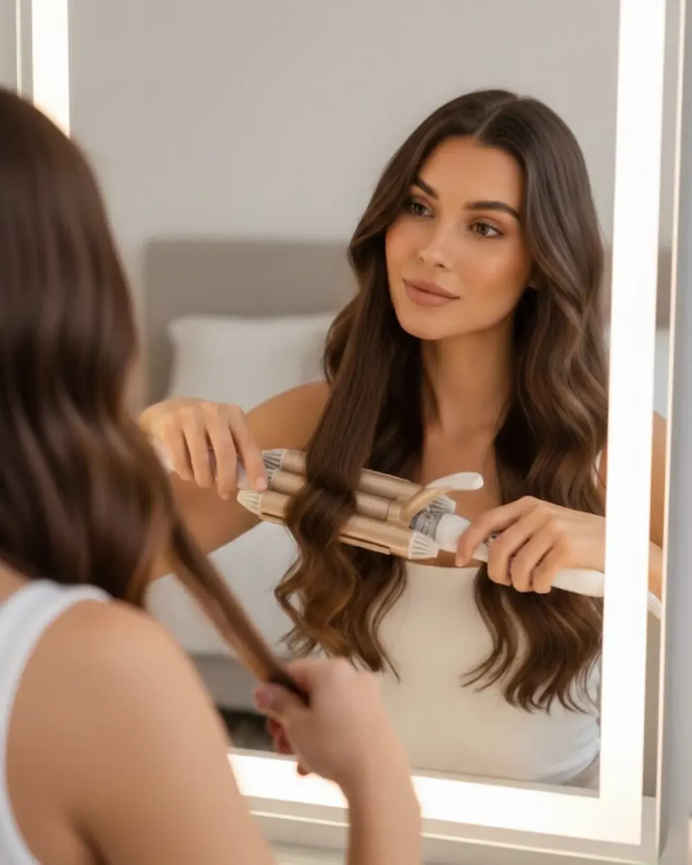 Hızlı Isınan Şarjlı Saç Kıvırıcı Maşa