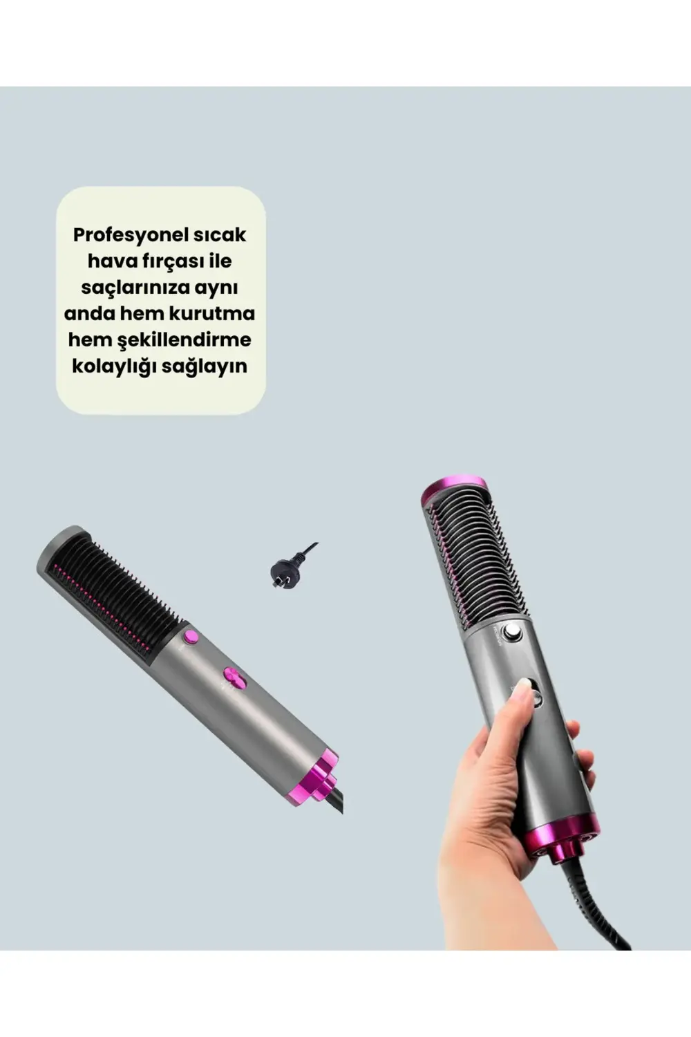 Hızlı Kurutma ve Parlak Saçlar İçin Profesyonel Fırça