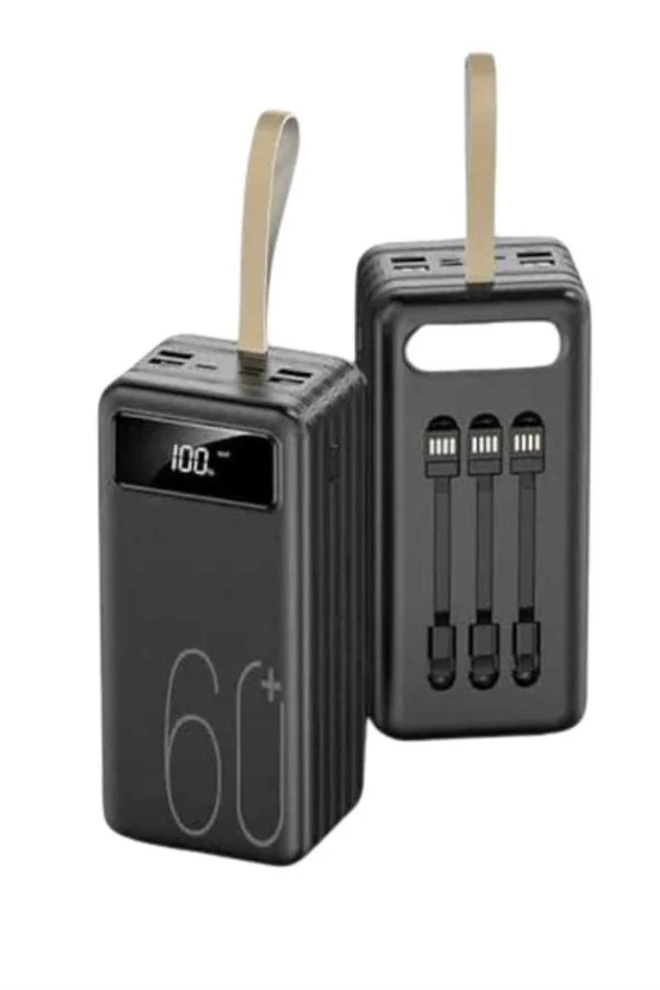 Hızlı Şarj 4 Çıkışlı Powerbank 60.000 Mah Taşınabilir Dijital Göstergeli Fiyatı, Yorumları ve Özellikleri