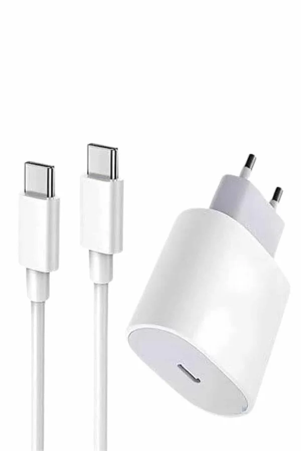 Hızlı Şarj Adaptörü - USB-C iOS Uyumlu 15/Pro/Pro Max ve Çoklu Cihaz Desteği