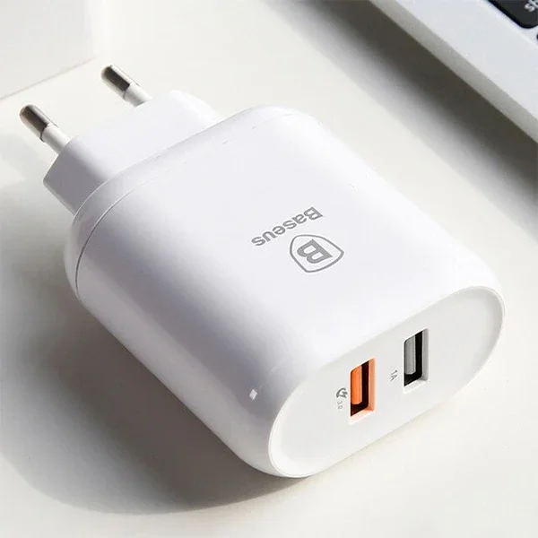 Hızlı Şarj Aleti - Dual USB QC 3.0 18W Ev ve Ofis Şarj Cihazı