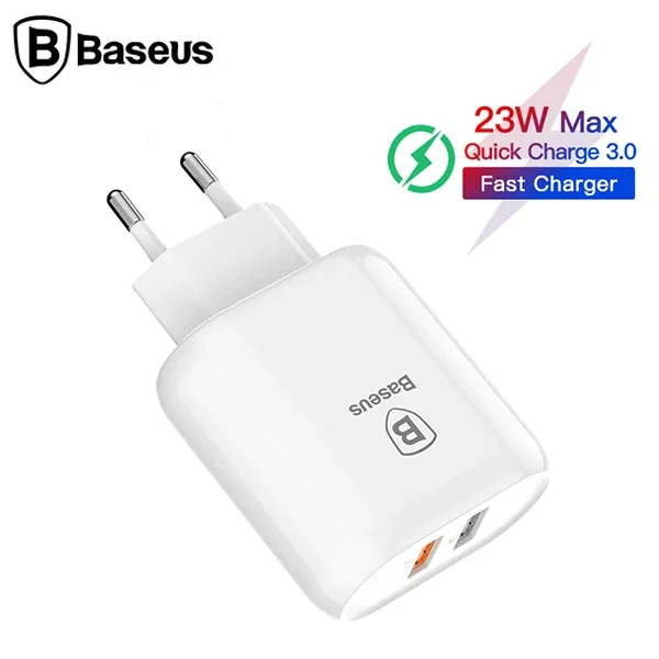 Hızlı Şarj Aleti - Dual USB QC 3.0 18W Ev ve Ofis Şarj Cihazı
