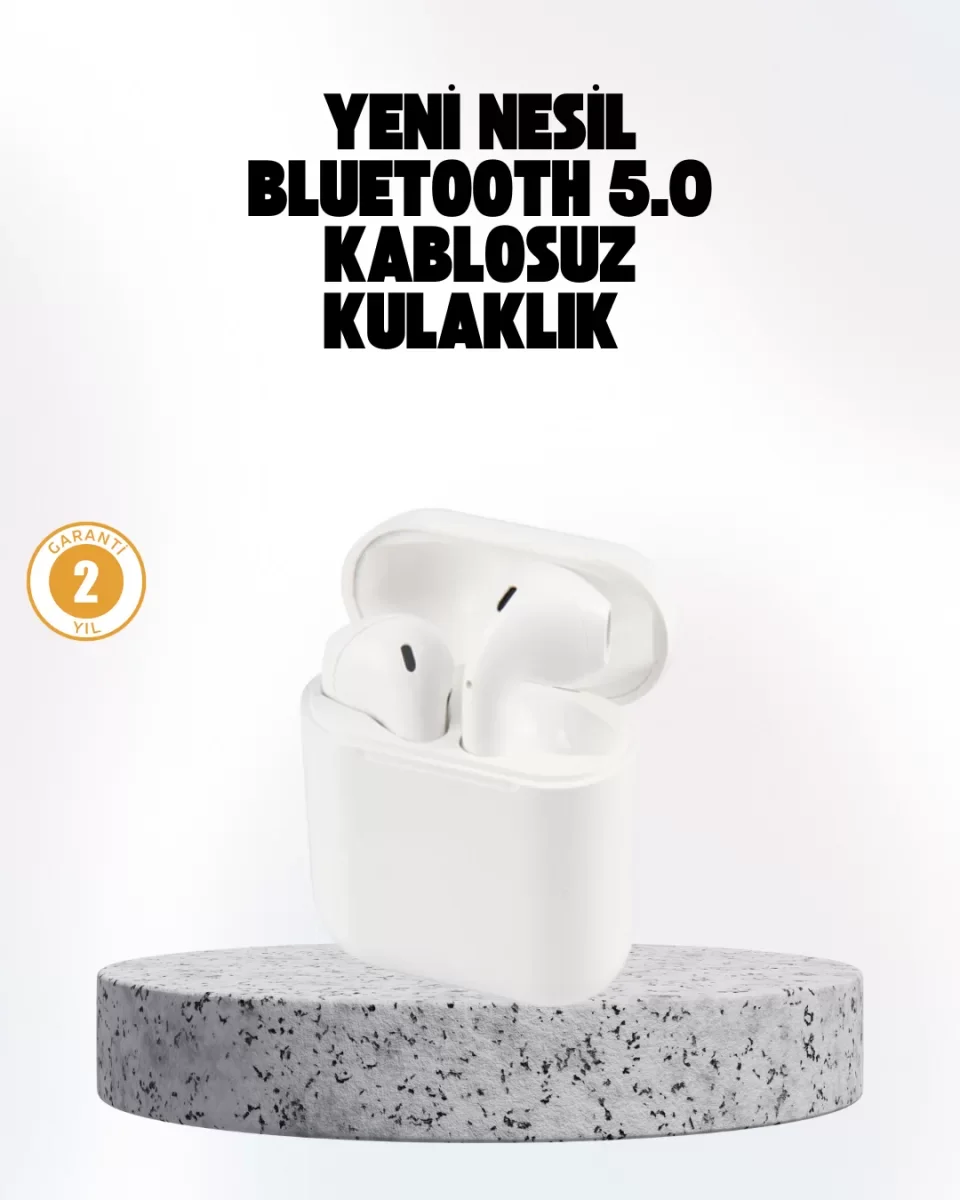 Hızlı Şarj Destekli 2. Nesil Bluetooth 5.0 Ergonomik Kulaklık - L