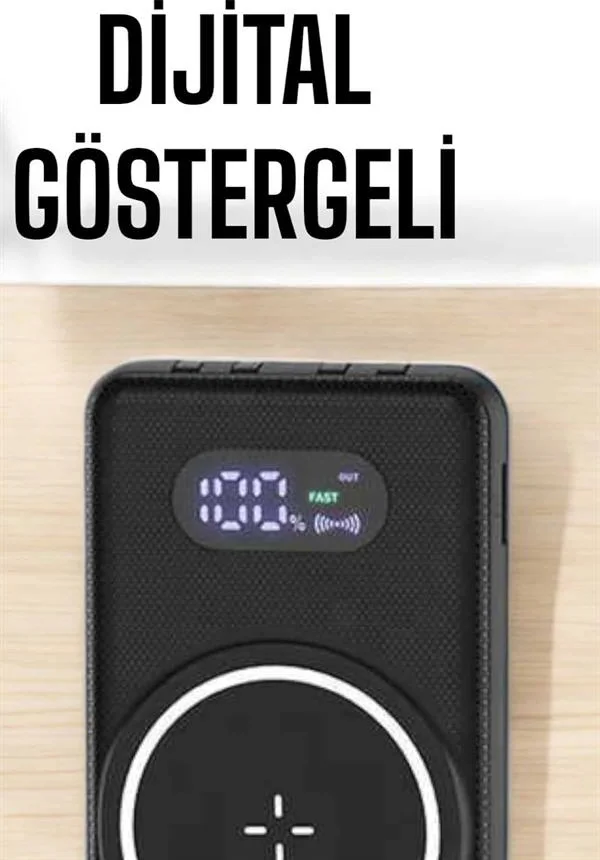 Hızlı Şarj Dijital Göstergeli Powerbankli Çoklu Şarj Özelliği - Lisinya Diğer