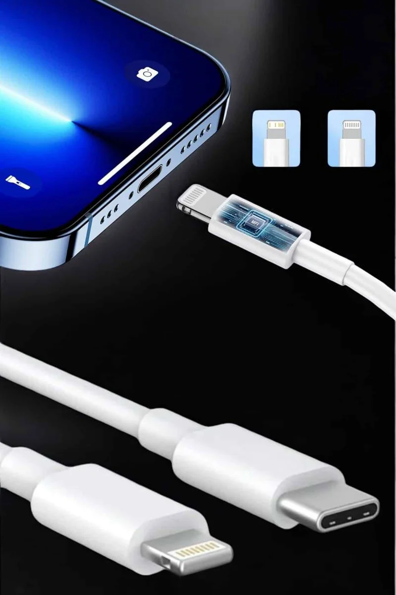 Hızlı Şarj Kablosu Type C to Lightning 30W 5A - iPhone 12/13/14/15 Pro Max Uyumlu
