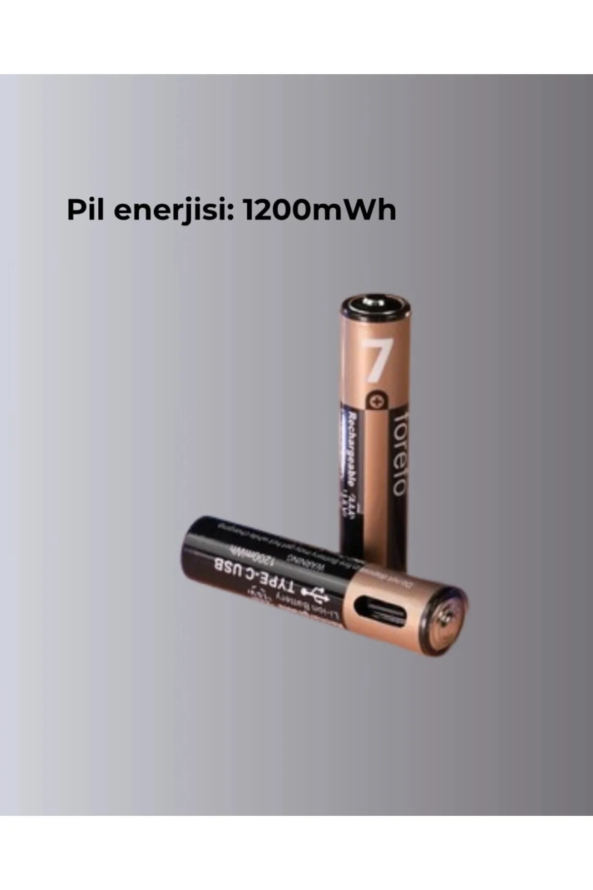 Hızlı Şarj Teknolojili Usb Şarjlı Aaa Pil – 40 Dakikada Tam Şarj