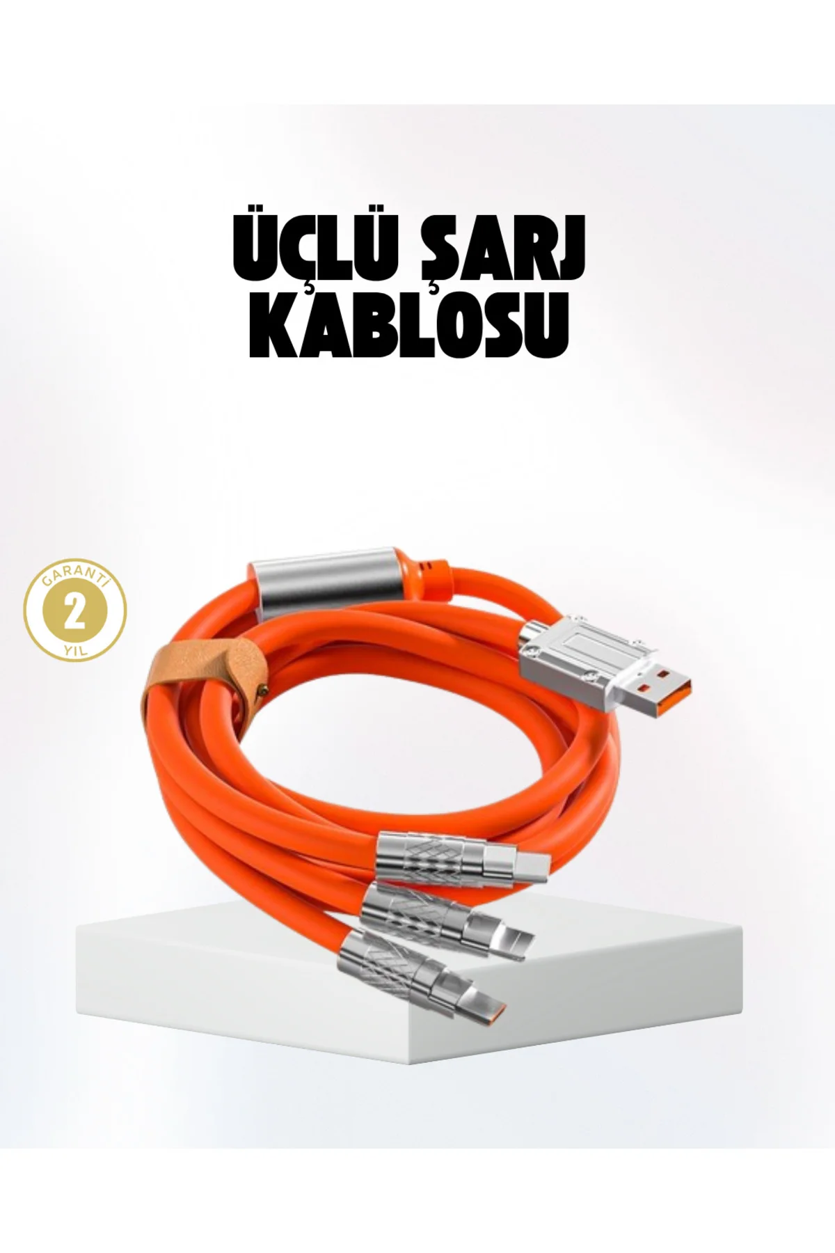 Hızlı Şarj Uyumlu Şarj Kablosu – Esnek Yapı, Güçlü Bağlantı, Yüksek