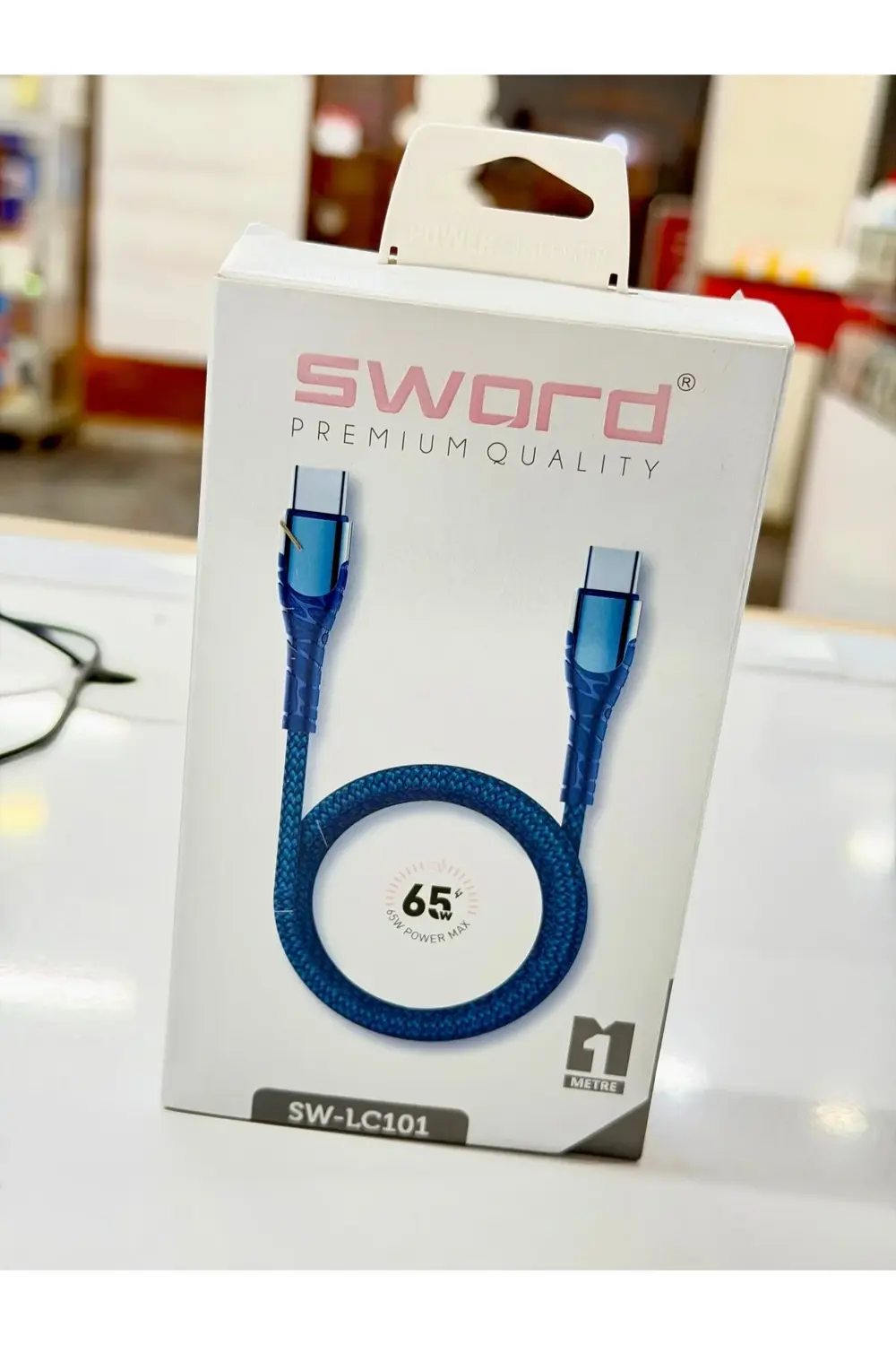 HIZLI ŞARJLI VERİ KABLOSU USB-C to USB-C (1Mtr)