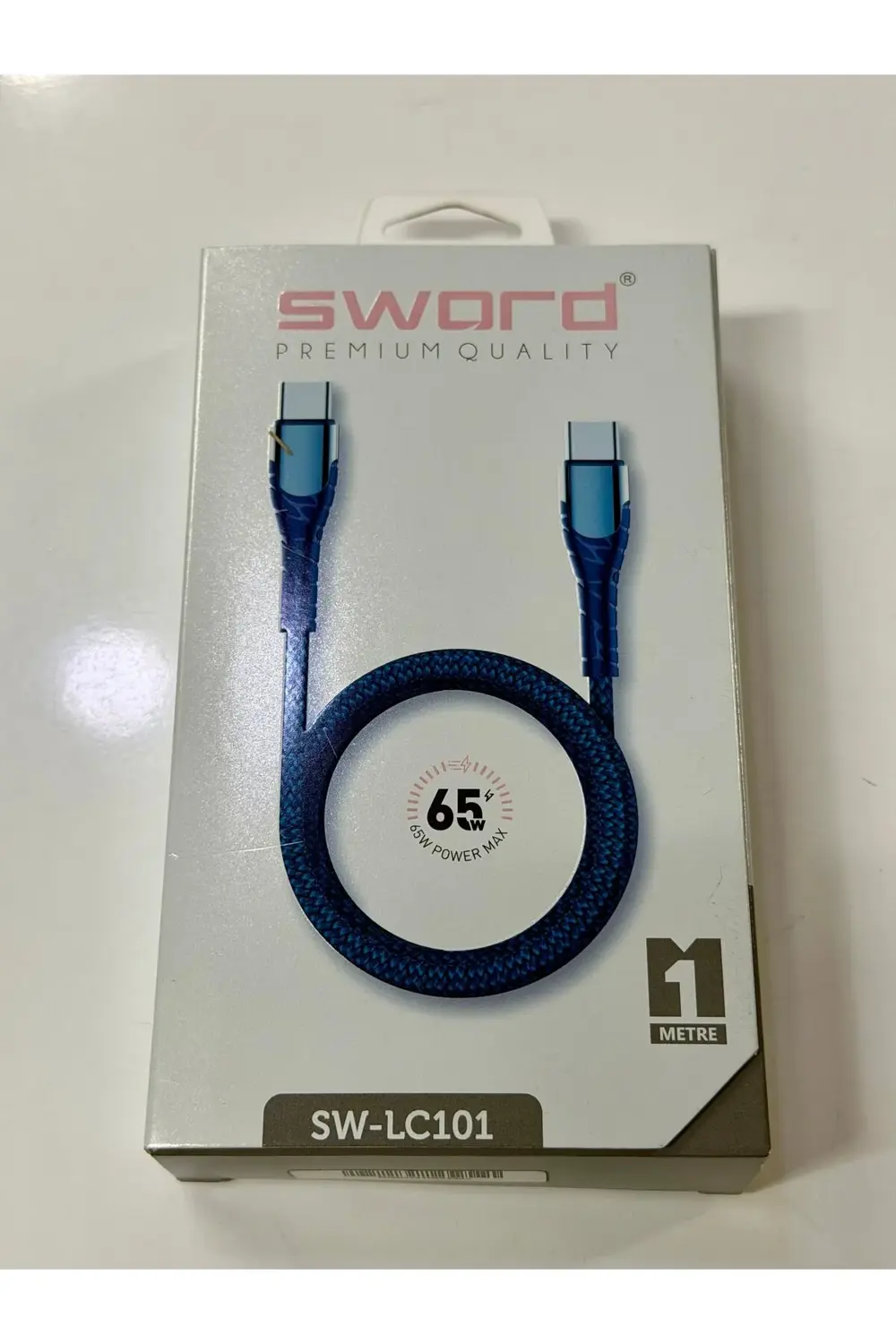 HIZLI ŞARJLI VERİ KABLOSU USB-C to USB-C (1Mtr)