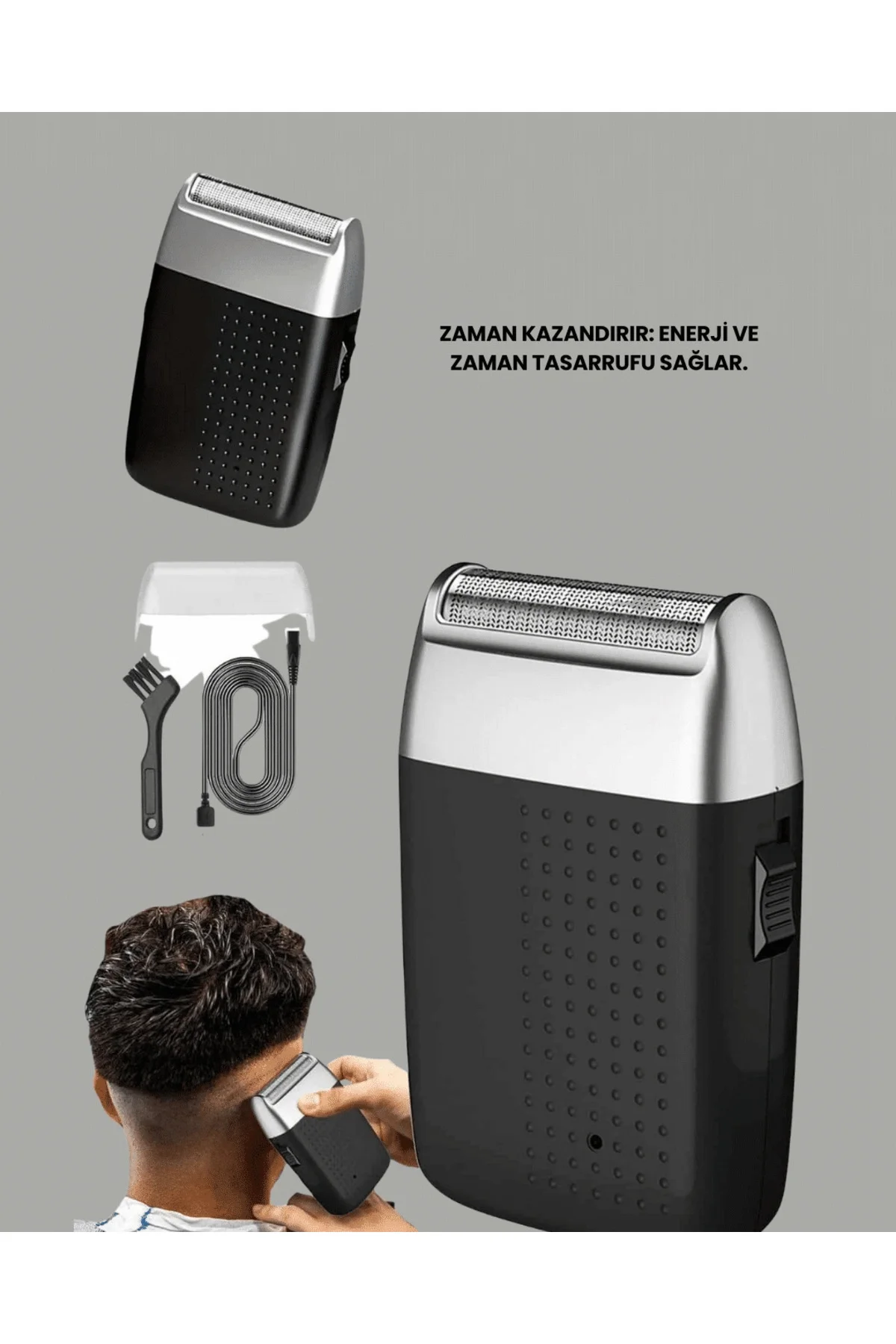 Hızlı Şarjlı, Yüksek Performanslı Sakal & Saç Kesme Cihazı Hızlı Şarjlı, Yüksek Performanslı Sakal & Saç Kesme Cihazı - Görsel 2
