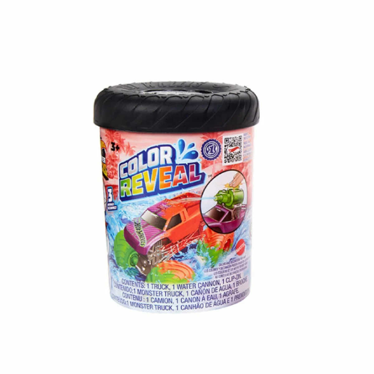 HJF39 Monster Trucks Color Reveal Renk Değiştiren Araçlar - Stokta Olan Gönderilir