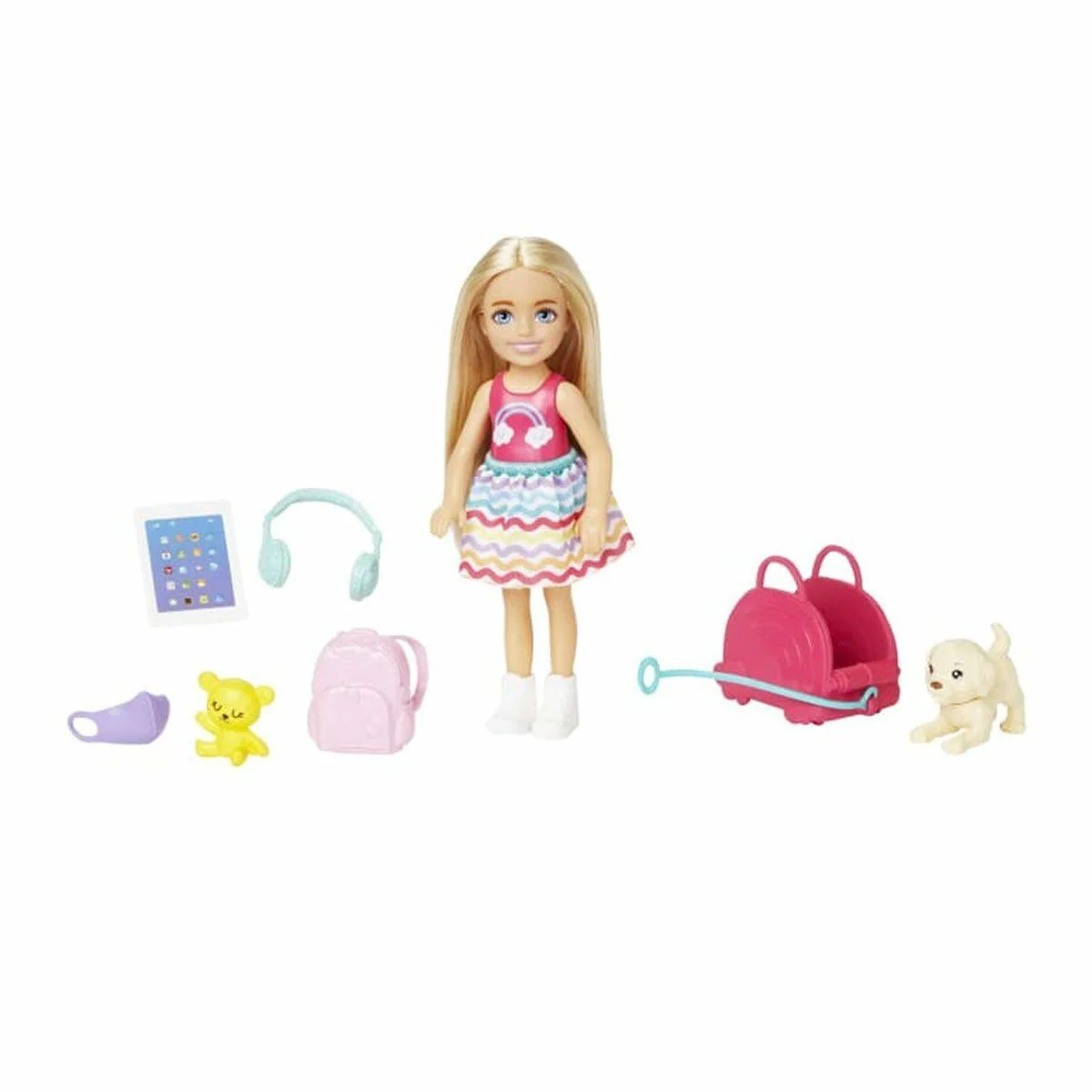 HJY17 Chelsea Seyahatte Bebek ve Aksesuarları HJY17 Chelsea Seyahatte Bebek ve Aksesuarları