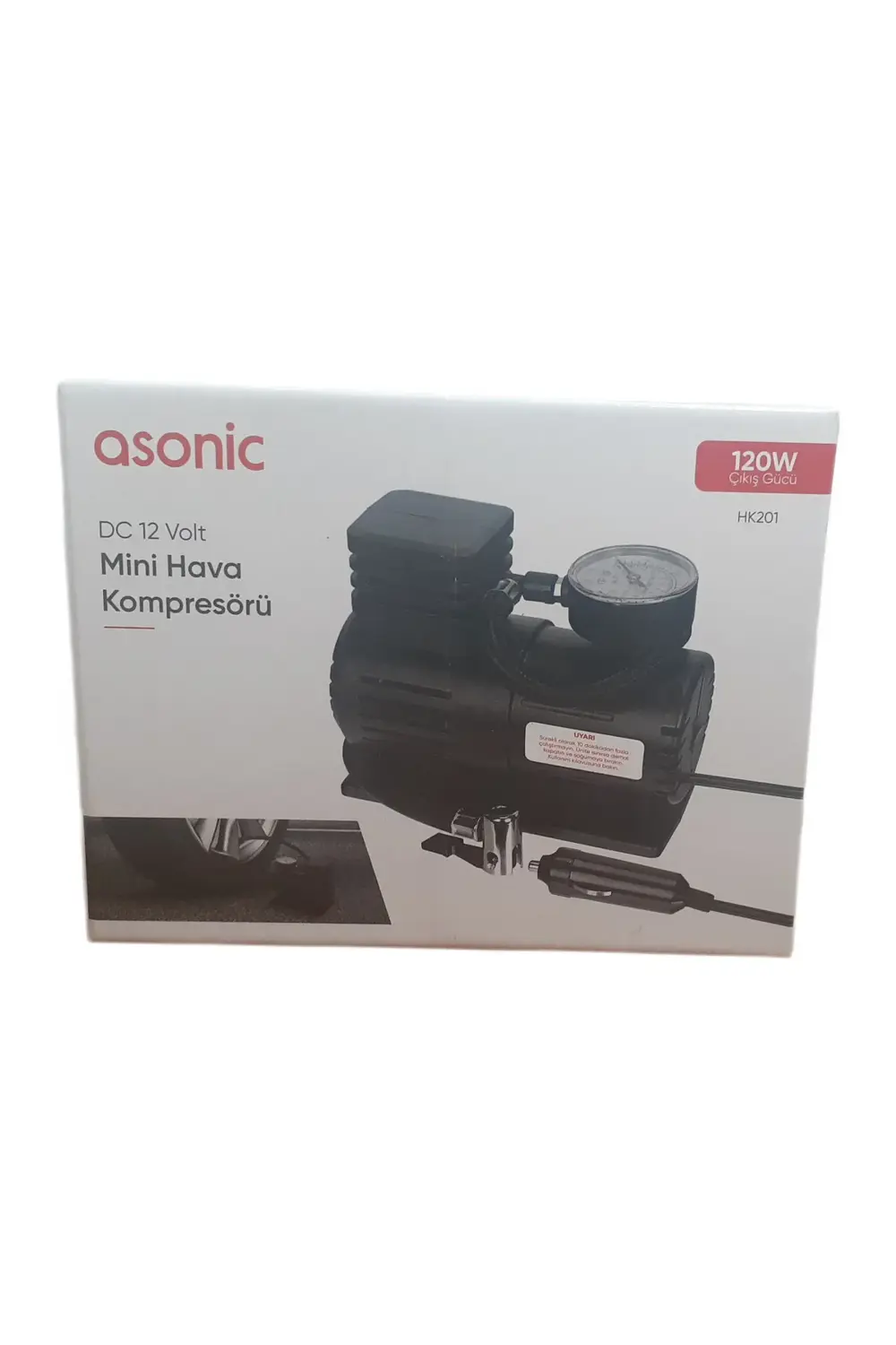 HK201 DC 12 VOLT MİNİ HAVA KOMPRESÖRÜ