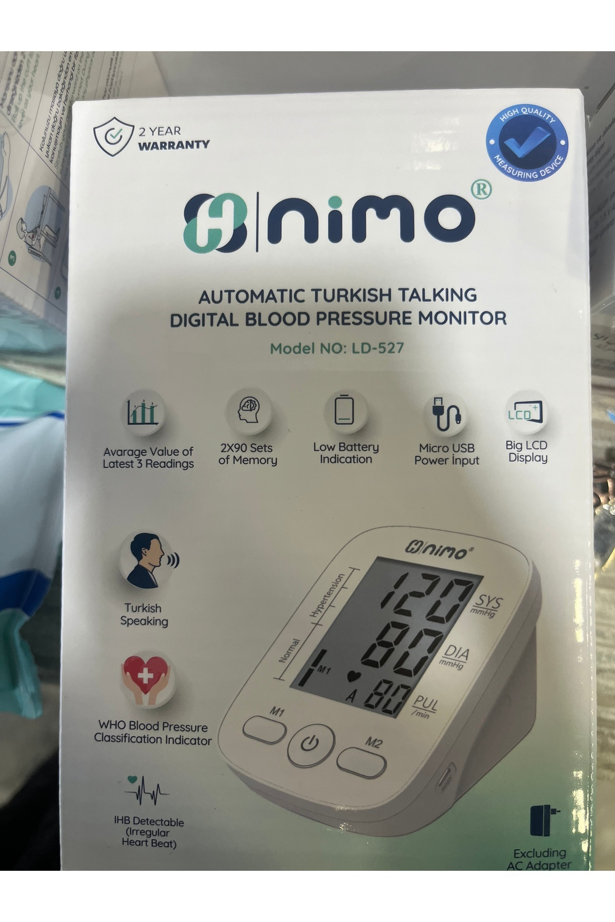 Hkdk-01 Otomatik Türkçe Konuşan Tansiyon Aleti