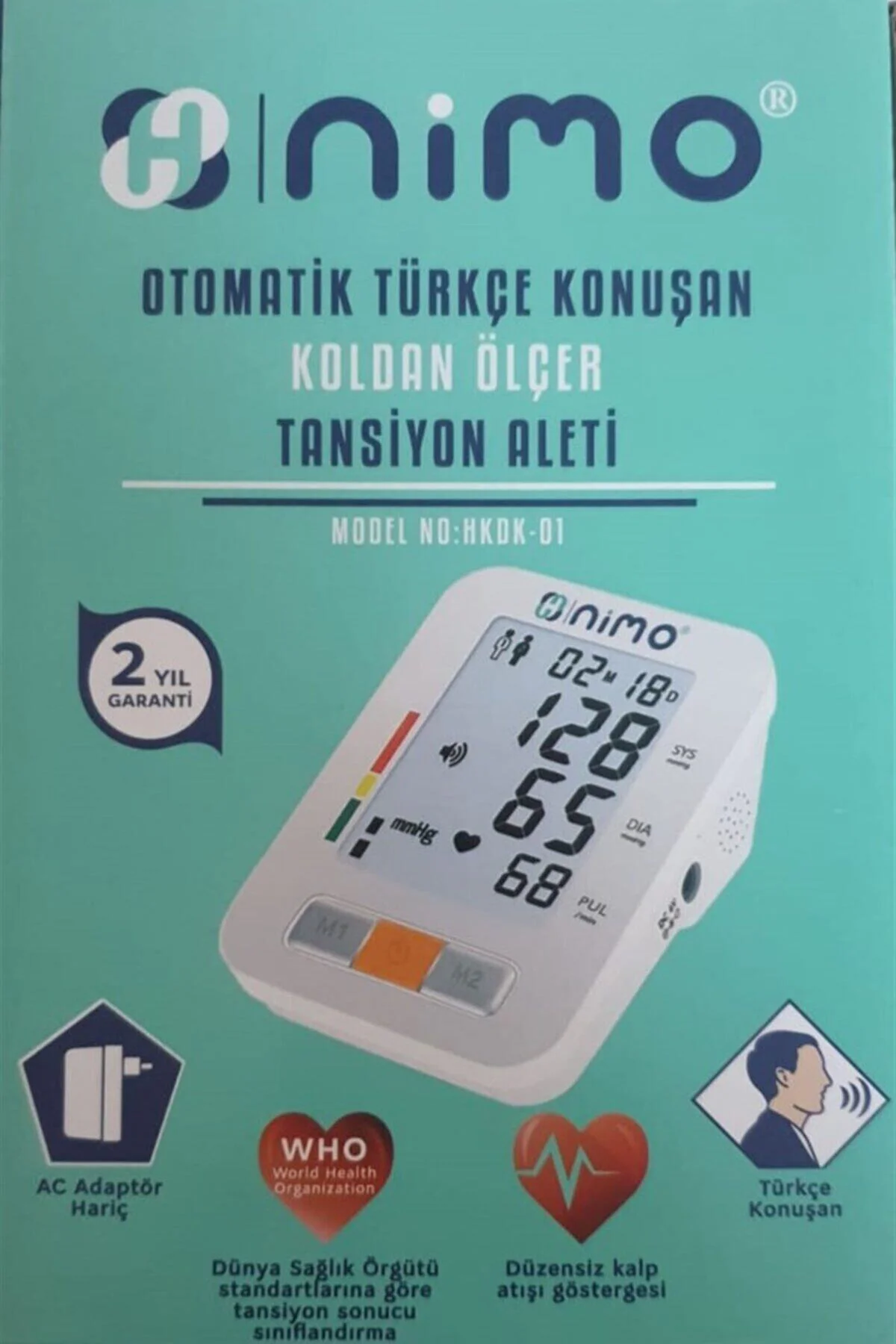 Hkdk-01 Otomatik Üst Koldan Konuşan Tansiyon Aleti Ld-579