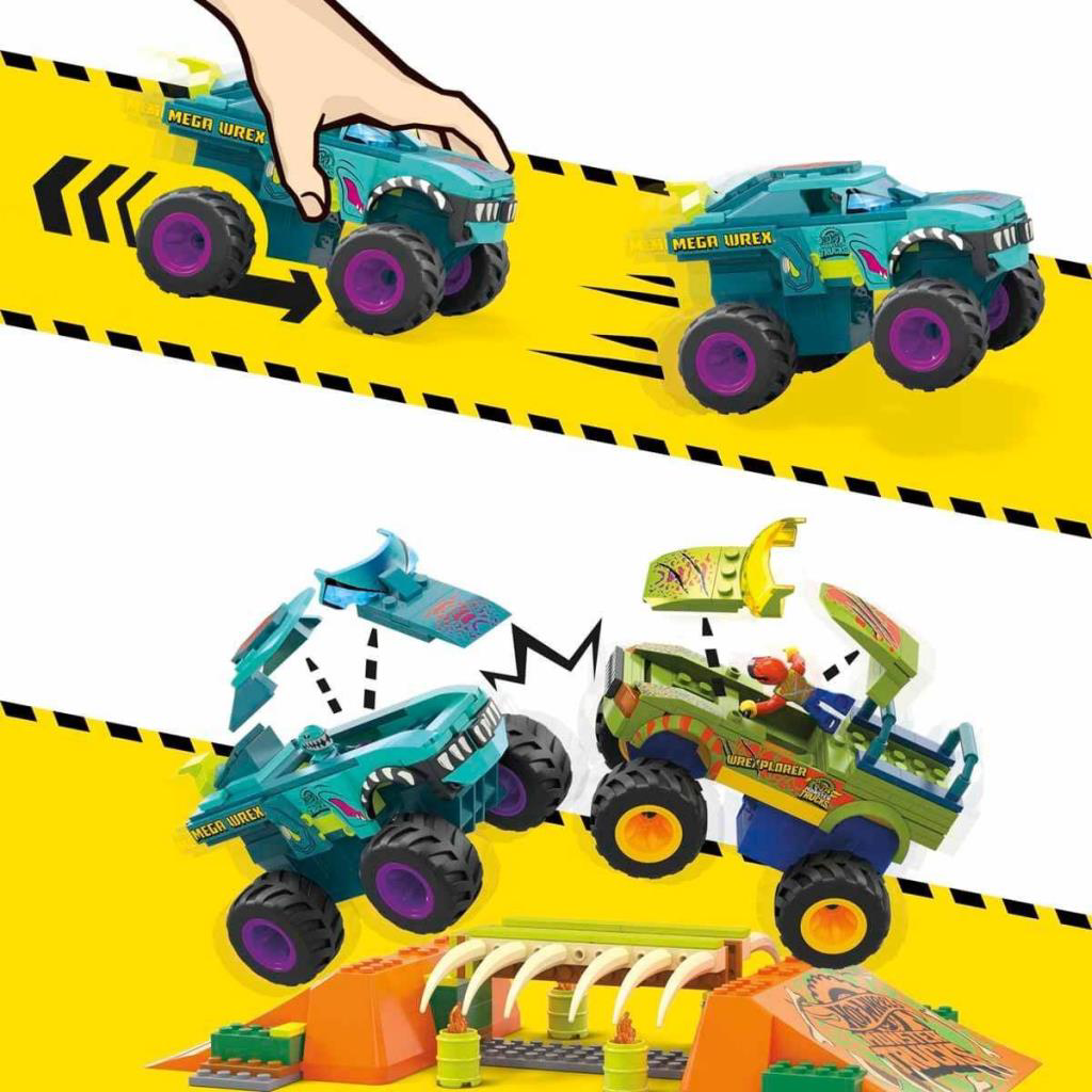 HKF89 MEGA Hot Wheels® Mega-Wrex™ Dinozor Kemikli Aksiyon Sahası HKF89 MEGA Hot Wheels® Mega-Wrex™ Dinozor Kemikli Aksiyon Sahası
