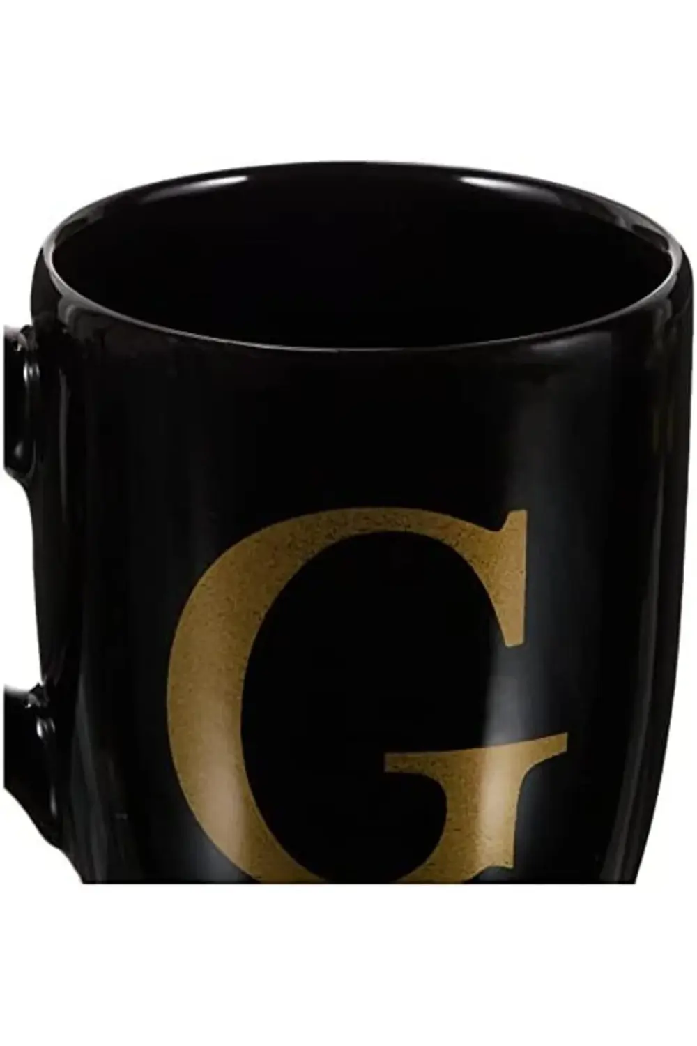 HKSG101 G harfli Siyah Kupa Bardak 1178227